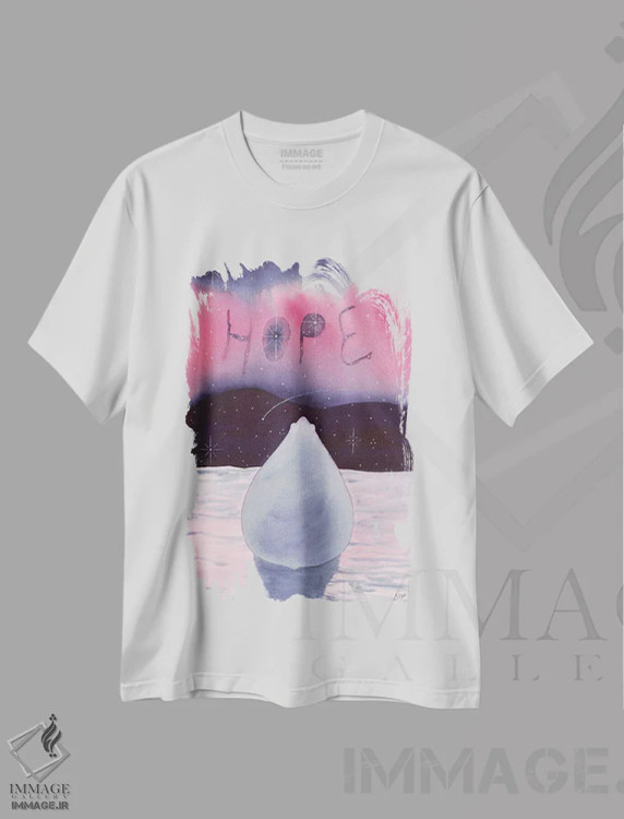 تیشرت سفید طرح دار خرسک، دکور معاصر اثر کترین جی مک الروی | فروشگاه ایماژ