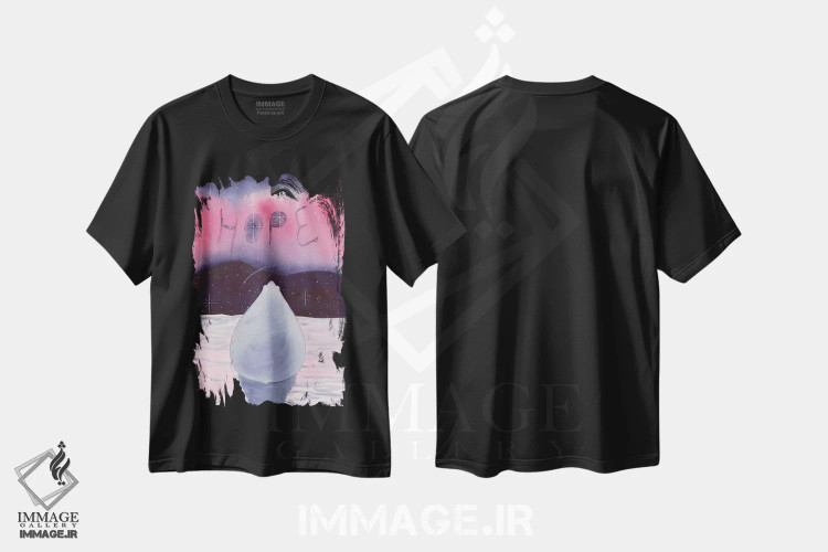 تیشرت مشکی طرح دار خرسک، دکور معاصر اثر کترین جی مک الروی | immage.ir