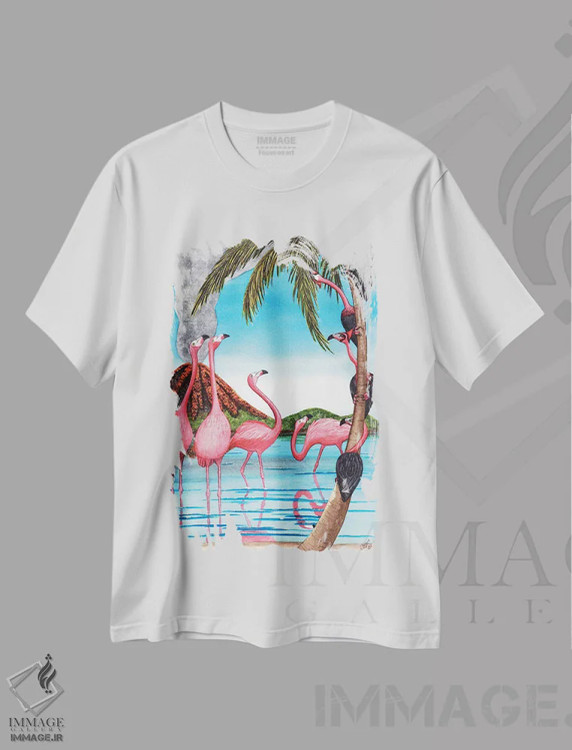 تیشرت سفید طرح دار بابات کیه؟، دکور معاصر اثر کترین جی مک الروی | فروشگاه ایماژ