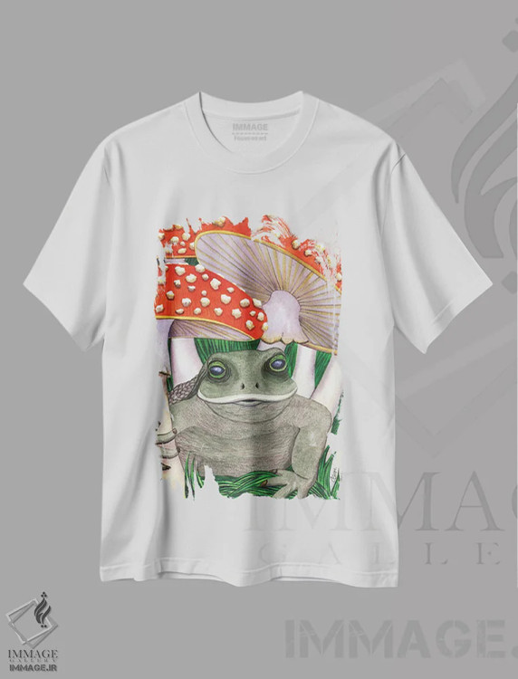 تیشرت سفید طرح دار مال من، مدیوم اثر کترین جی مک الروی | فروشگاه ایماژ