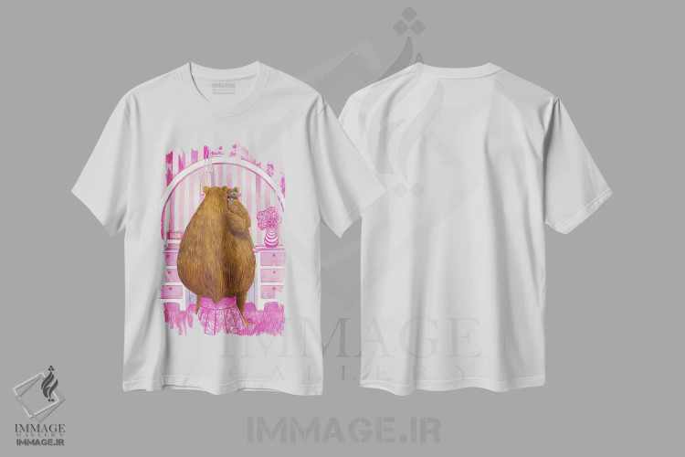 تیشرت سفید طرح دار زیباترین، دکور معاصر اثر کترین جی مک الروی | immage.ir