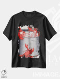 تیشرت مشکی طرح دار اسپاخرچنگ، دکور معاصر اثر کترین جی مک الروی | فروشگاه ایماژ