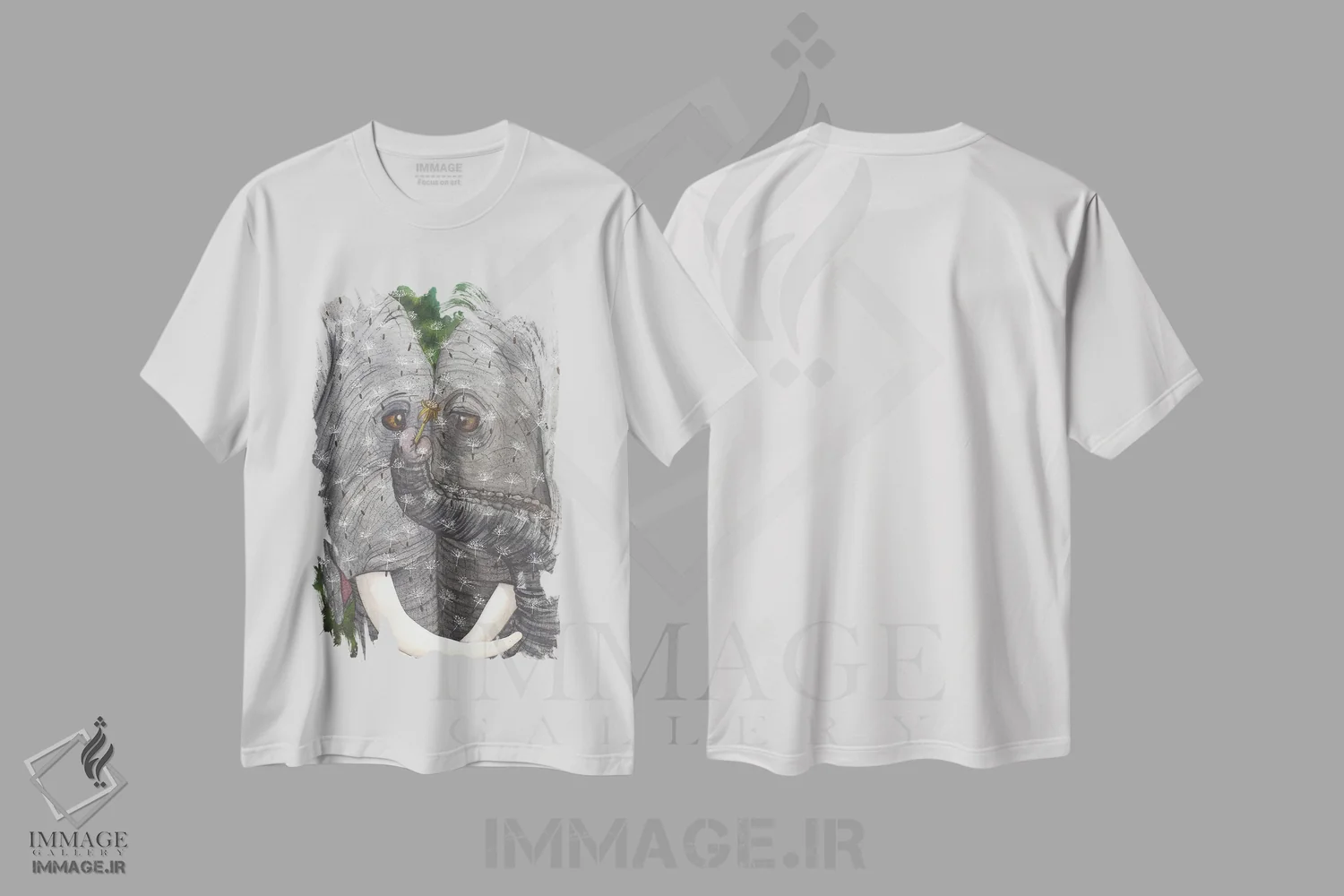 تیشرت سفید طرح دار امیدوارم همه آرزوهات برآورده بشه، دکور معاصر اثر کترین جی مک الروی | فروشگاه ایماژ