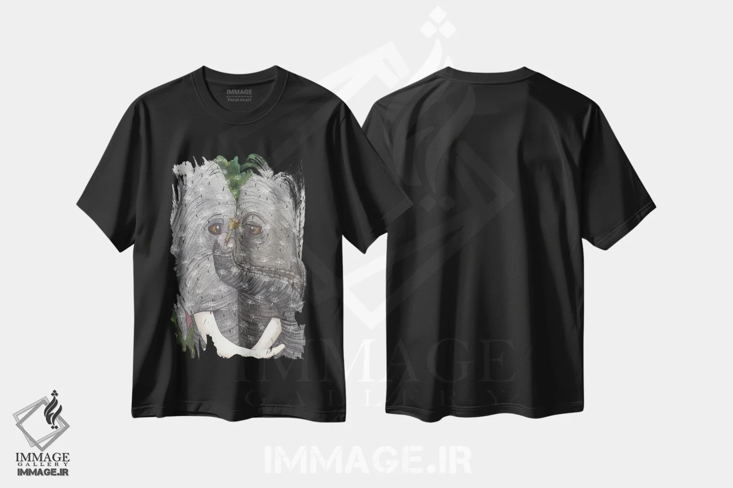 تیشرت مشکی طرح دار امیدوارم همه آرزوهات برآورده بشه، دکور معاصر اثر کترین جی مک الروی | immage.ir