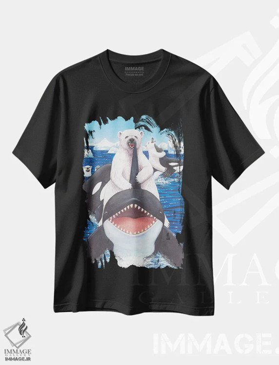 تیشرت مشکی طرح دار برونشان!، دکور معاصر اثر کترین جی مک الروی | immage.ir