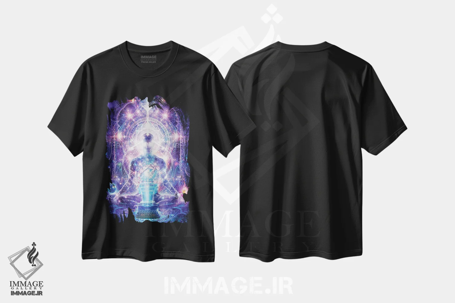 تیشرت مشکی طرح دار بیداری متعالی، دکوراسیون جایگزین اثر کامرون گری | immage.ir