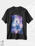 تیشرت مشکی طرح دار ذهن نورانی، دکوراسیون جایگزین اثر کامرون گری | فروشگاه ایماژ