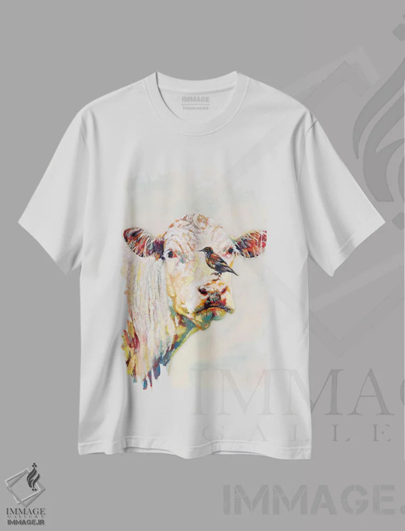 تیشرت سفید طرح دار سمپاتیکو، دکور معاصر اثر کری گولر | immage.ir