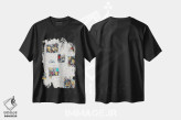 تیشرت مشکی طرح دار لحظات ارزشمند اثر کارمن گودز | فروشگاه ایماژ
