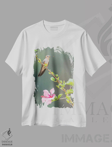 تیشرت سفید طرح دار آثار کن آرچر - immage.ir