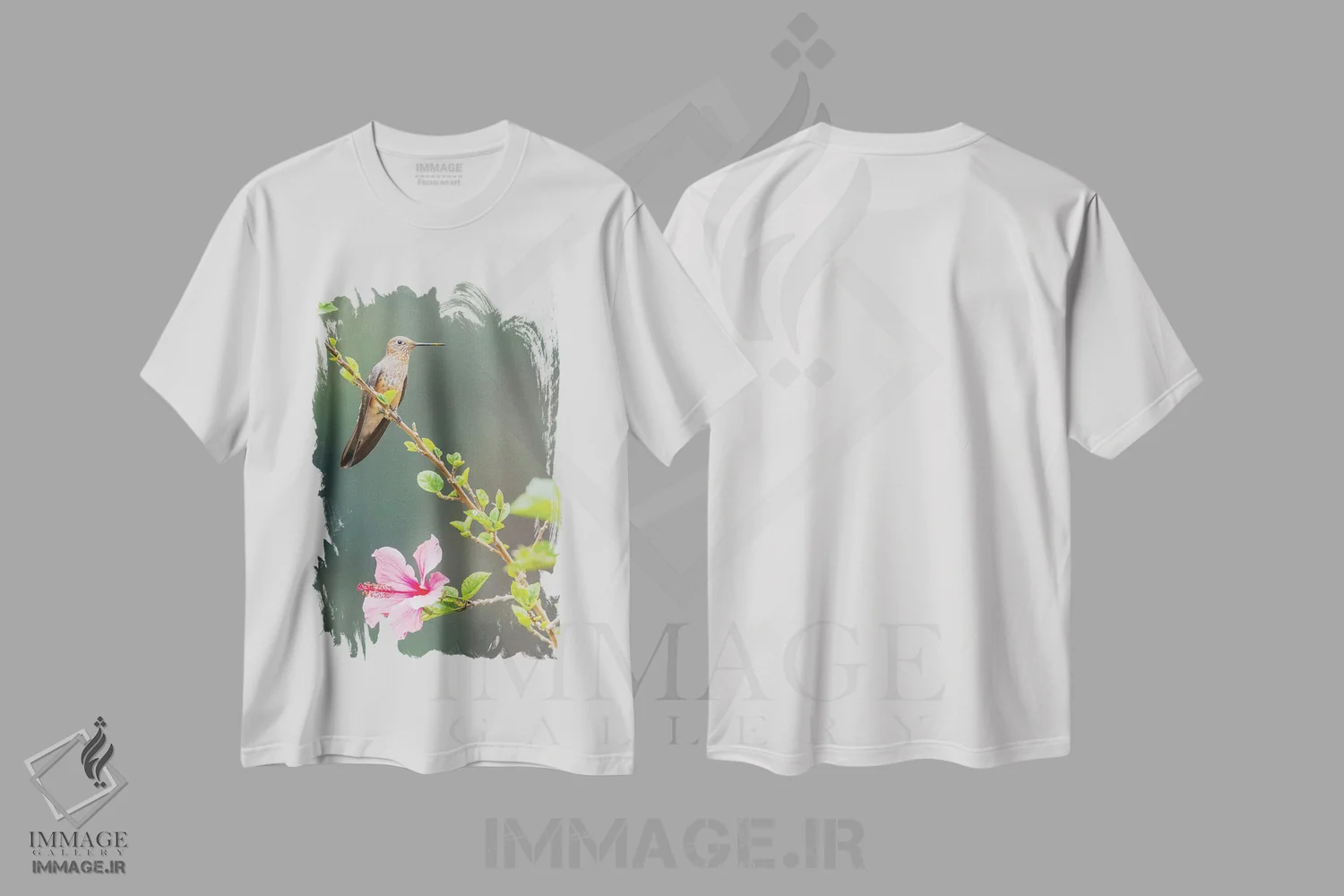 تیشرت سفید طرح دار آثار کن آرچر - immage.ir