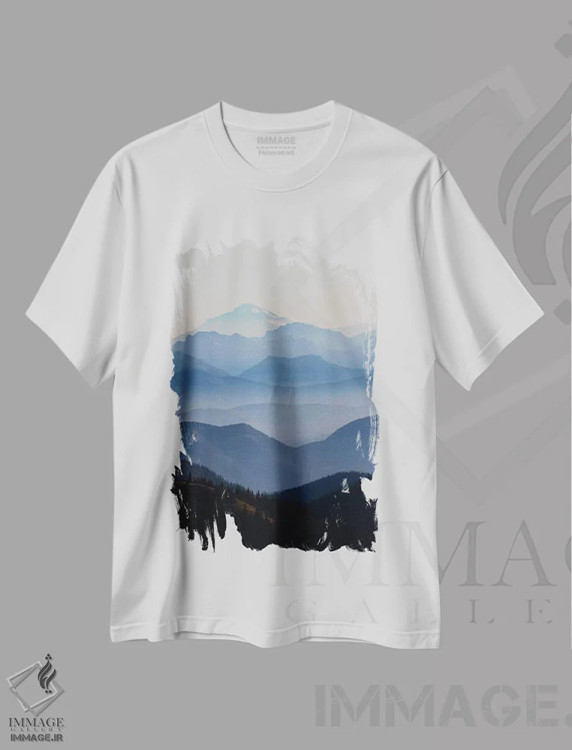 تیشرت سفید طرح دار آثار کن آرچر - فروشگاه ایماژ