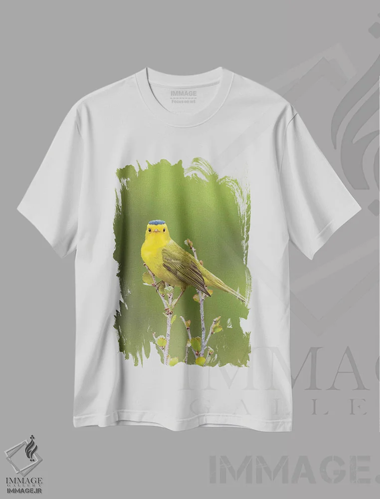 تیشرت سفید طرح دار چکچک ویلسون، مدیوم اثر کن آرچر | فروشگاه ایماژ