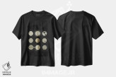 تیشرت مشکی طرح دار سیارات، هنر دیجیتال اثر چایا شرادر | immage.ir