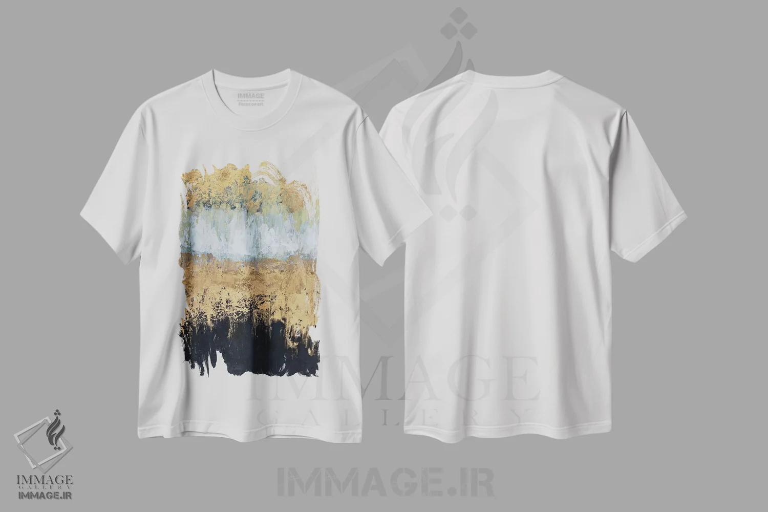 تیشرت سفید طرح دار شجاع بودن اثر نیکی چوهان | immage.ir