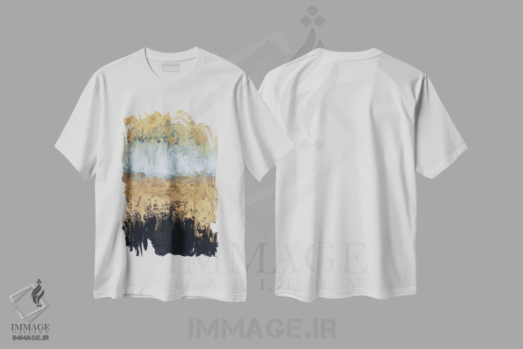 تیشرت سفید طرح دار شجاع بودن اثر نیکی چوهان | immage.ir