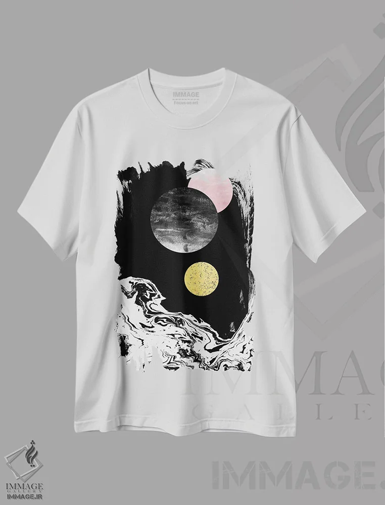 تیشرت سفید طرح دار استارلا اثر شارلوت وینتر | فروشگاه ایماژ