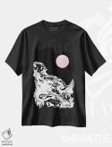 تیشرت مشکی طرح دار تاریا اثر شارلوت وینتر | فروشگاه ایماژ