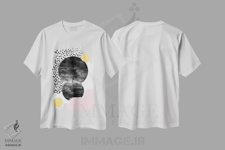 تیشرت سفید طرح دار "پالوما" اثر شارلوت وینتر | immage.ir