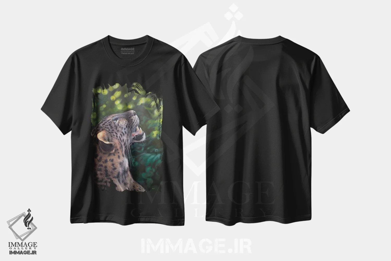 تیشرت مشکی طرح دار "دیزنی کنجکاو"، دکور معاصر اثر هنر چامی | immage.ir