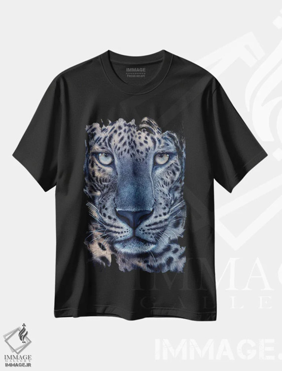 تیشرت مشکی طرح دار "جولیوس"، دکور معاصر اثر هنر چامی | immage.ir