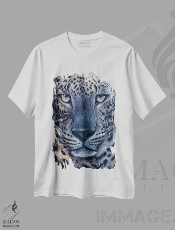 تیشرت سفید طرح دار "جولیوس"، دکور معاصر اثر هنر چامی | فروشگاه ایماژ
