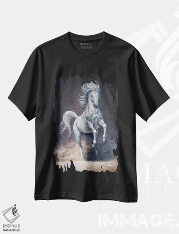 تیشرت مشکی طرح دار "آزادی ۵"، دکور معاصر اثر هنر چامی | immage.ir