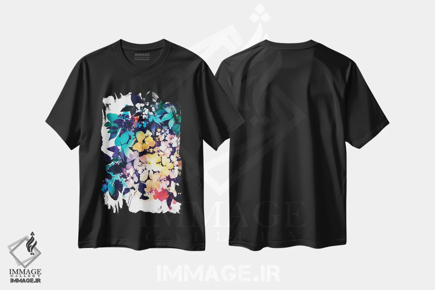 تیشرت مشکی طرح دار نجوای نیمه شب، دکور معاصر اثر کریتیو اینگرید | immage.ir