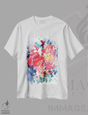 تیشرت سفید طرح دار آغوش گلی، دکور معاصر اثر کریتیو اینگرید | immage.ir