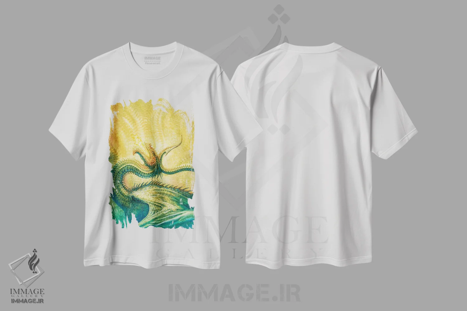 تیشرت سفید طرح دار وائودیم، مدیوم اثر سیروئلو | فروشگاه ایماژ