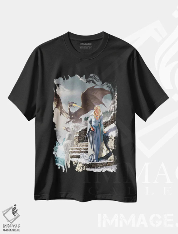 تیشرت مشکی طرح دار جنگ بزرگ صلیبی، مدیوم اثر سیروئلو | فروشگاه ایماژ