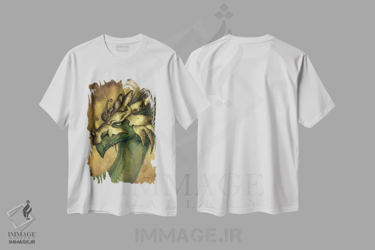 تیشرت سفید طرح دار ری ولتان، مدیوم اثر سیروئلو | فروشگاه ایماژ