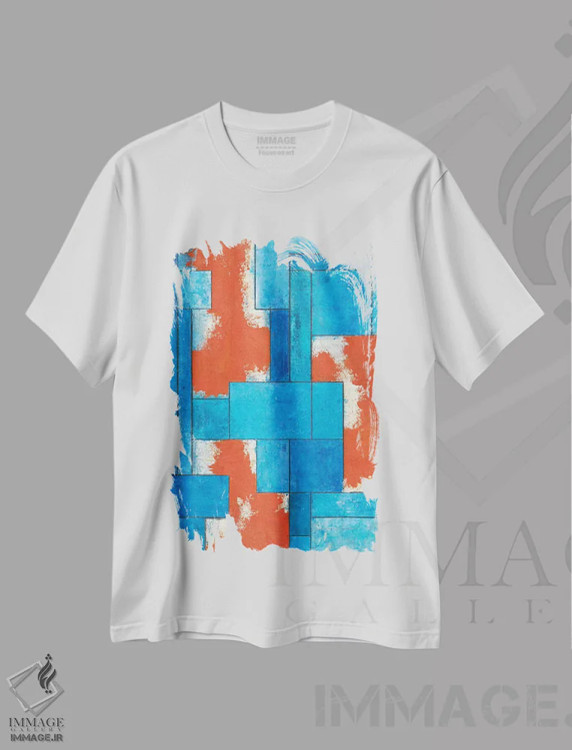تیشرت سفید طرح دار واکاوی یک اثر استیفن چیمینی | فروشگاه ایماژ