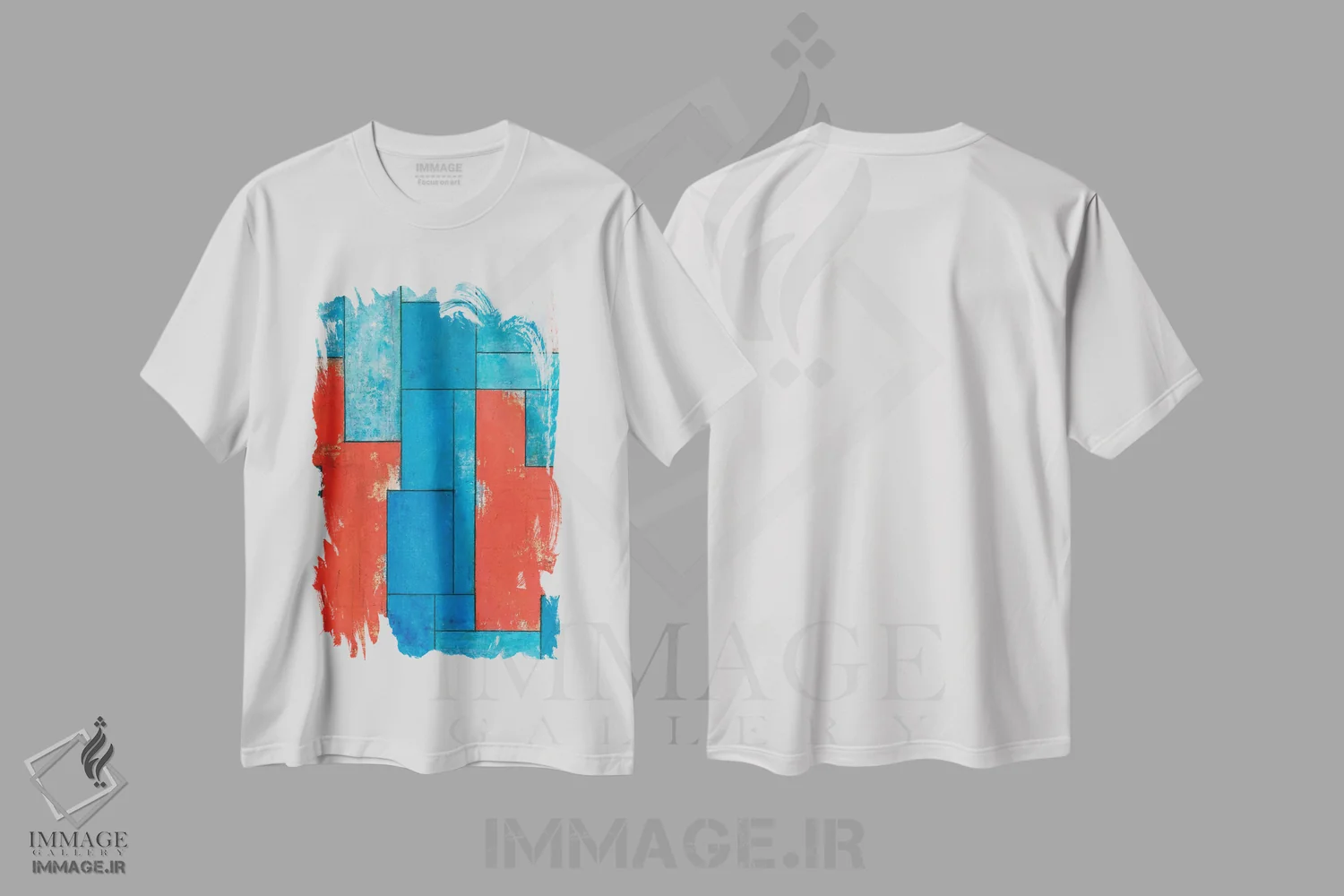 تیشرت سفید طرح دار واکاوی دو اثر استیفن چیمینی | immage.ir