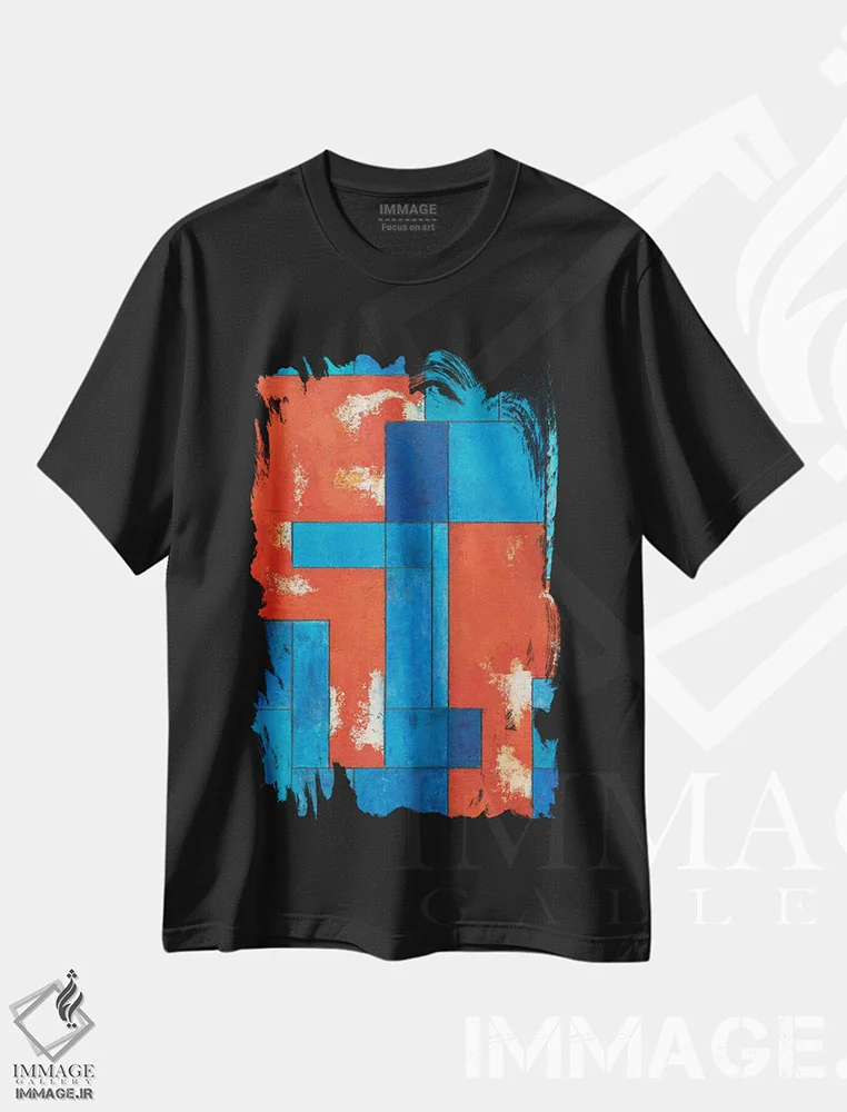 تیشرت مشکی طرح دار واکاوی سه اثر استیفن چیمینی | immage.ir