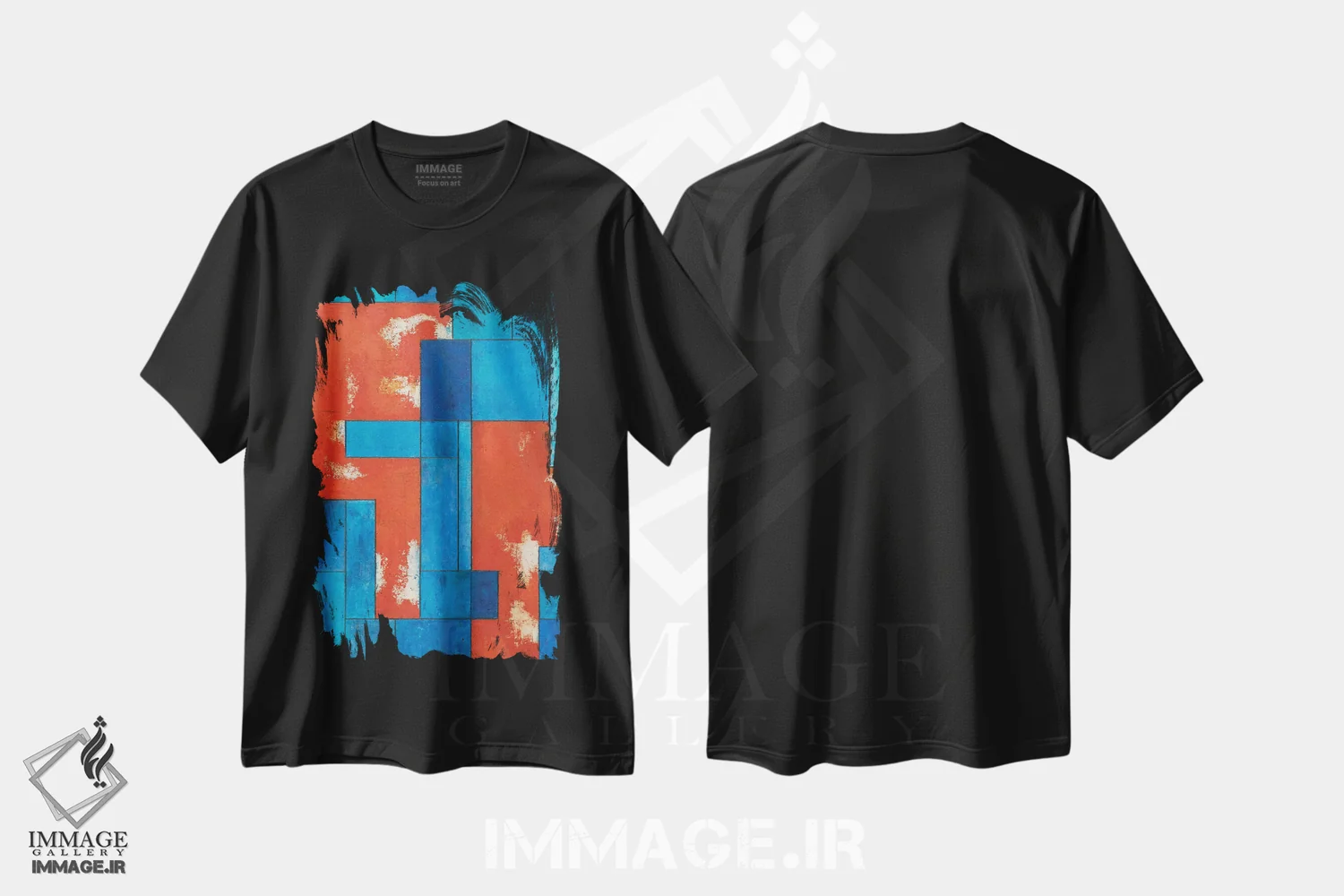تیشرت مشکی طرح دار واکاوی سه اثر استیفن چیمینی | immage.ir