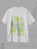 تیشرت سفید طرح دار مسائل خاکستری: سبز اثر استیفن چیمینی | immage.ir