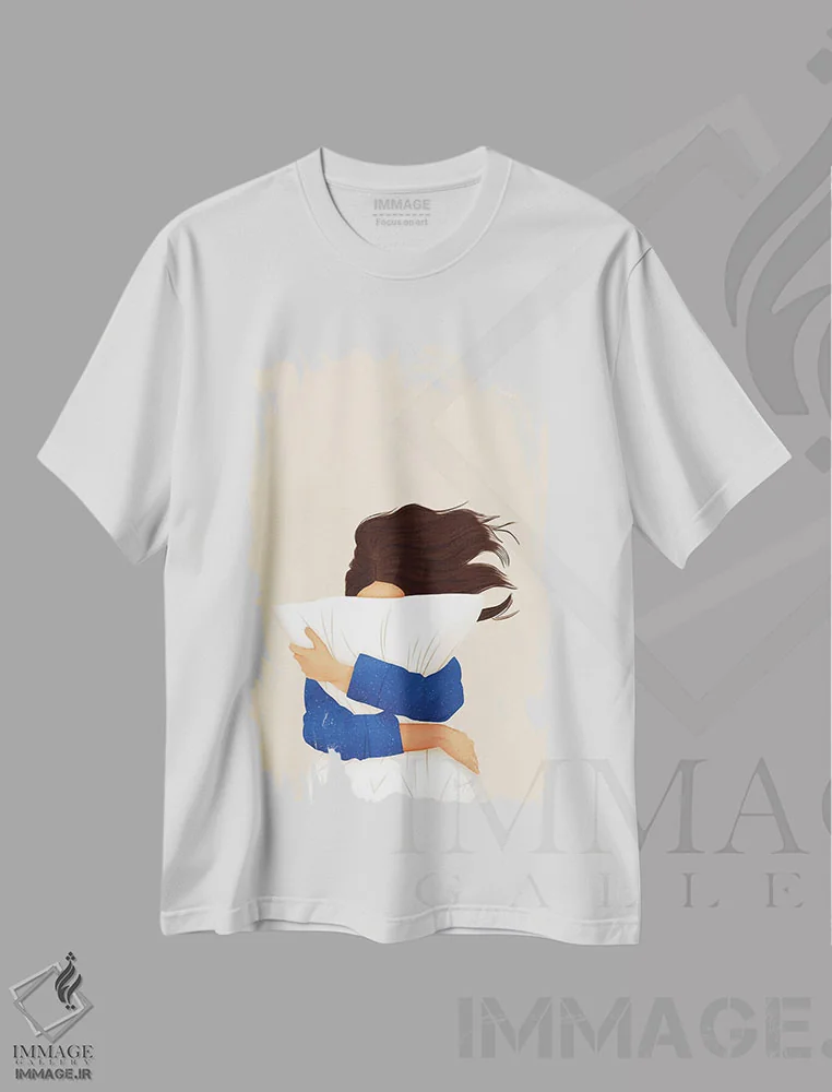 تیشرت سفید طرح دار در استراحت سرمایه گذاری کن، هنر دیجیتال اثر اله چیریتسکو | فروشگاه ایماژ
