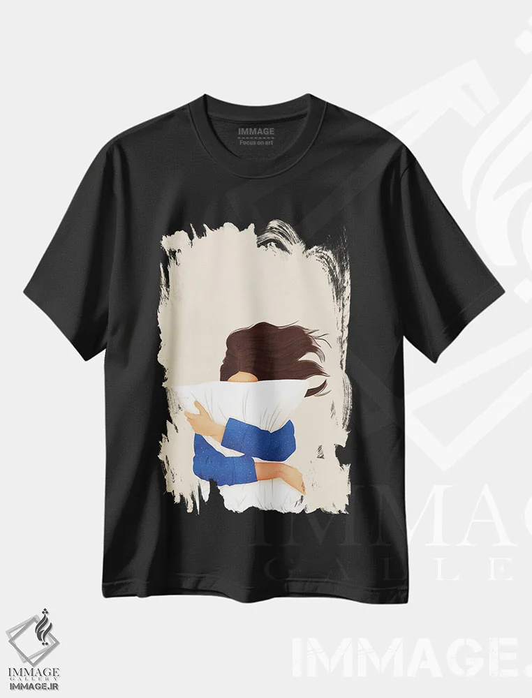 تیشرت مشکی طرح دار در استراحت سرمایه گذاری کن، هنر دیجیتال اثر اله چیریتسکو | immage.ir