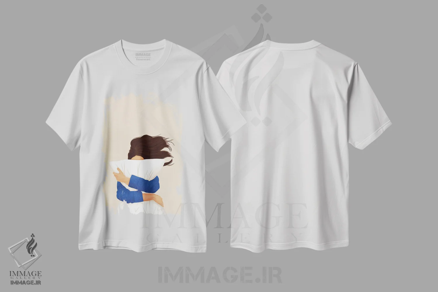 تیشرت سفید طرح دار در استراحت سرمایه گذاری کن، هنر دیجیتال اثر اله چیریتسکو | فروشگاه ایماژ