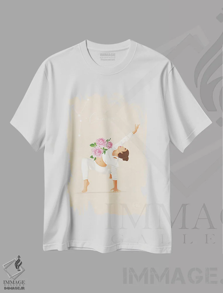 تیشرت سفید طرح دار کنسر، هنر دیجیتال اثر اله چیریتسکو | immage.ir