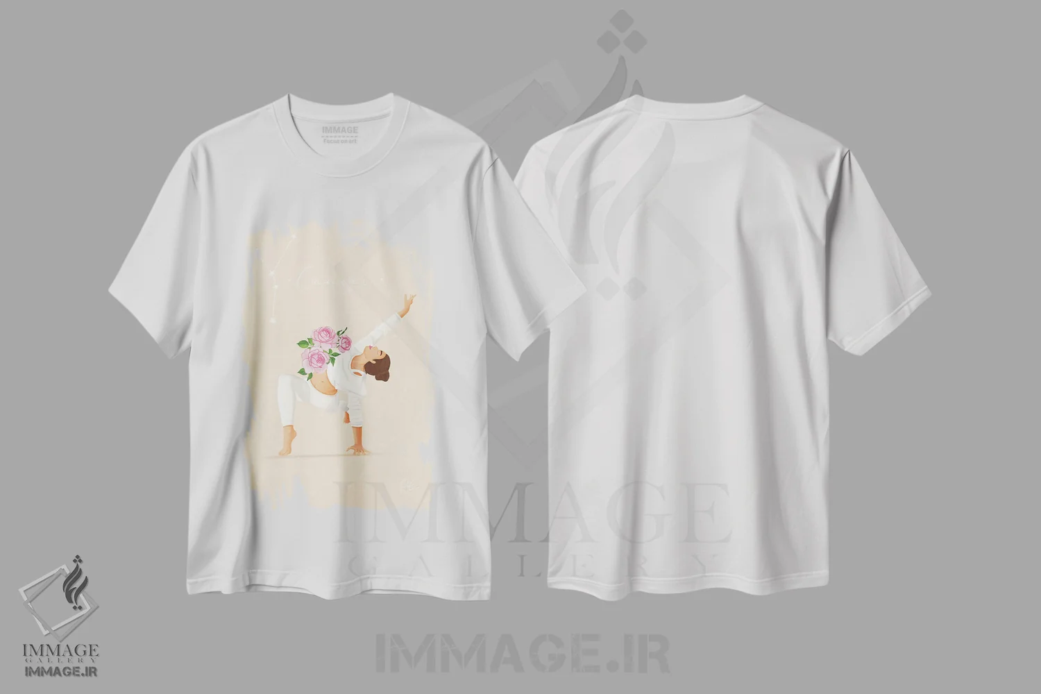 تیشرت سفید طرح دار کنسر، هنر دیجیتال اثر اله چیریتسکو | immage.ir