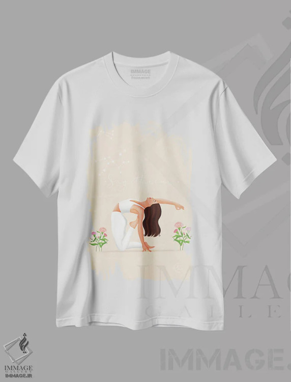 تیشرت سفید طرح دار ساگیتر یوس، هنر دیجیتال اثر اله چیریتسکو | immage.ir