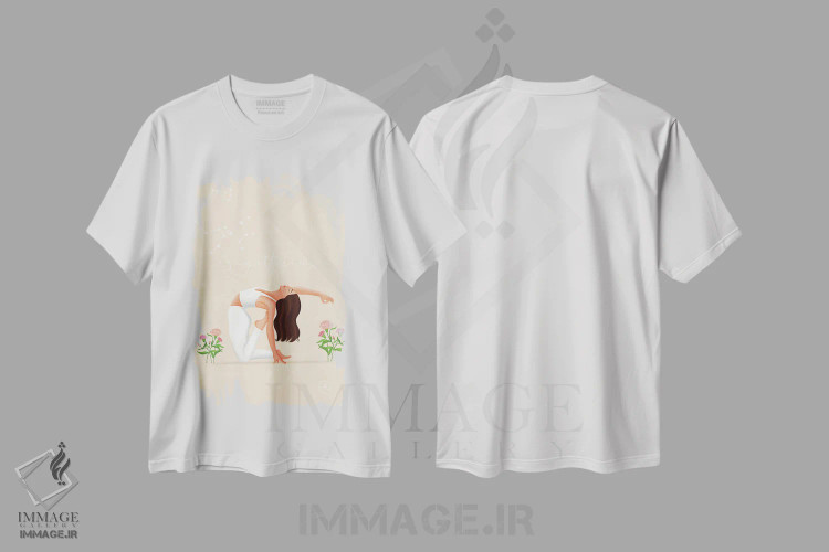 تیشرت سفید طرح دار ساگیتر یوس، هنر دیجیتال اثر اله چیریتسکو | immage.ir