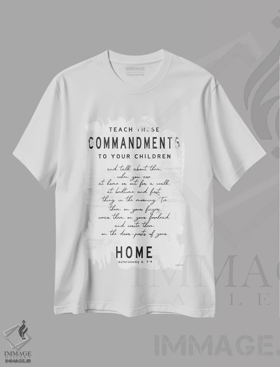 تیشرت سفید طرح دار این دستورات را آموزش بده، دکور روستایی اثر سیندی جیکوبز | immage.ir