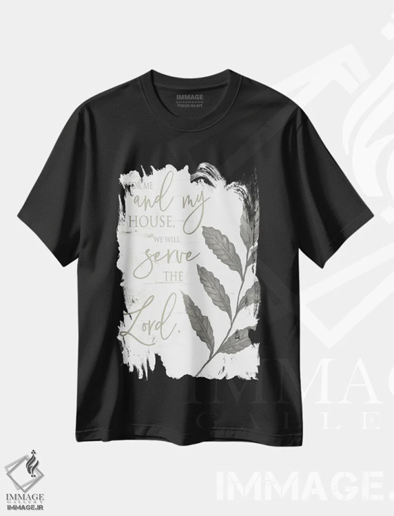 تیشرت مشکی طرح دار اما من و خانواده ام، دکور روستایی اثر سیندی جیکوبز | immage.ir