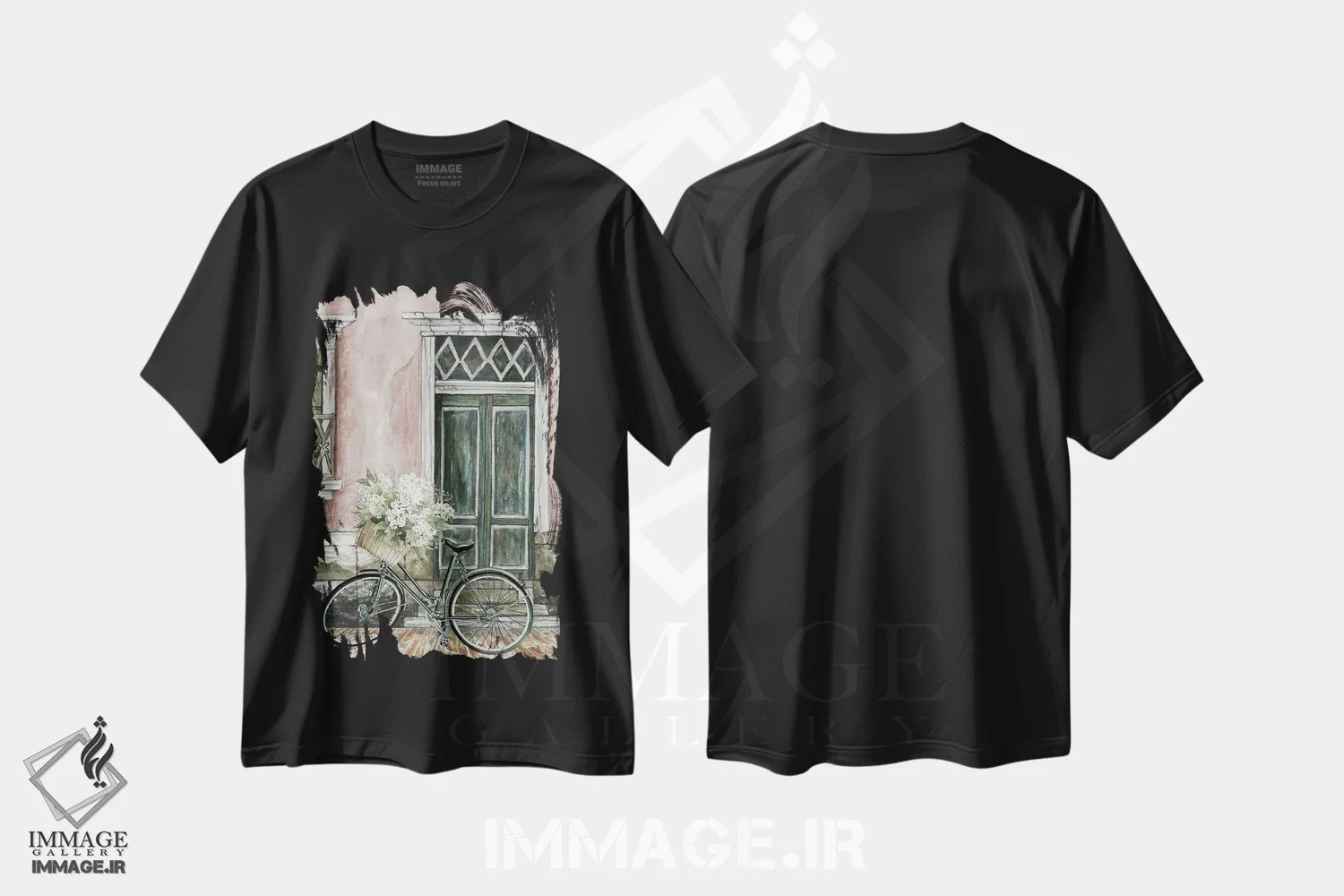 تیشرت مشکی طرح دار زندگی شهری II، مدیوم اثر سیندی جیکوبز | فروشگاه ایماژ