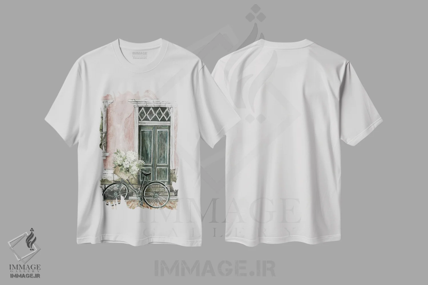 تیشرت سفید طرح دار زندگی شهری II، مدیوم اثر سیندی جیکوبز | immage.ir