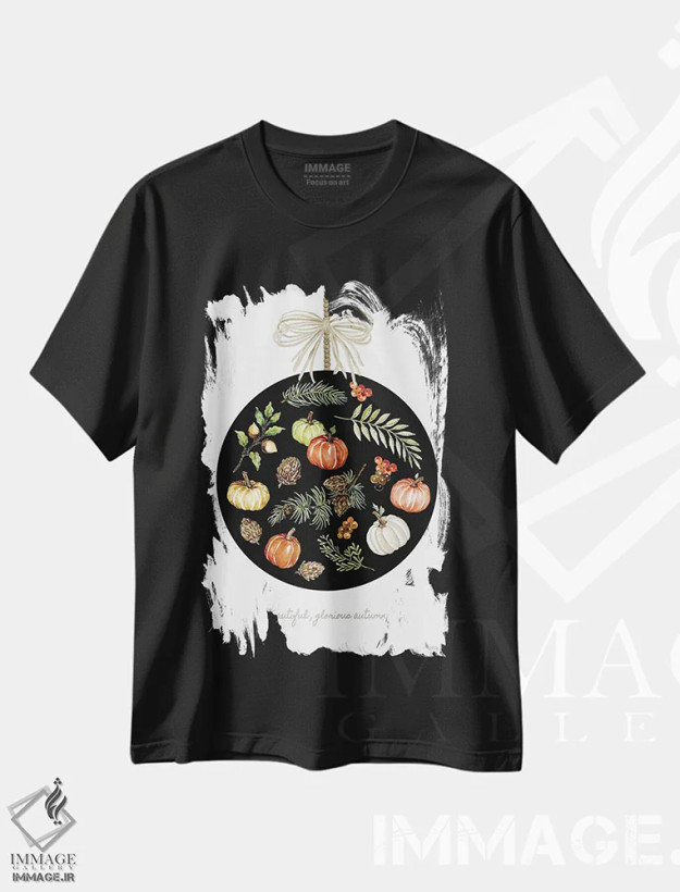 تیشرت مشکی طرح دار آثار سیندی جیکوبز - immage.ir