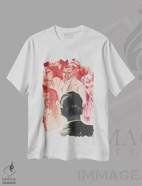 تیشرت سفید طرح دار کارآگاه یازدهم، هنر فاخر اثر ارنست چیریاکا | immage.ir